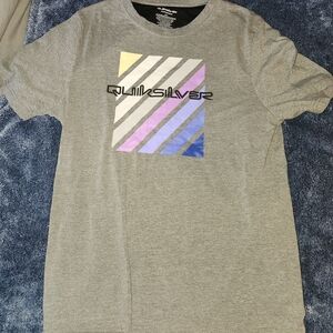 Quiksilver Gray Short Sleeve Tee